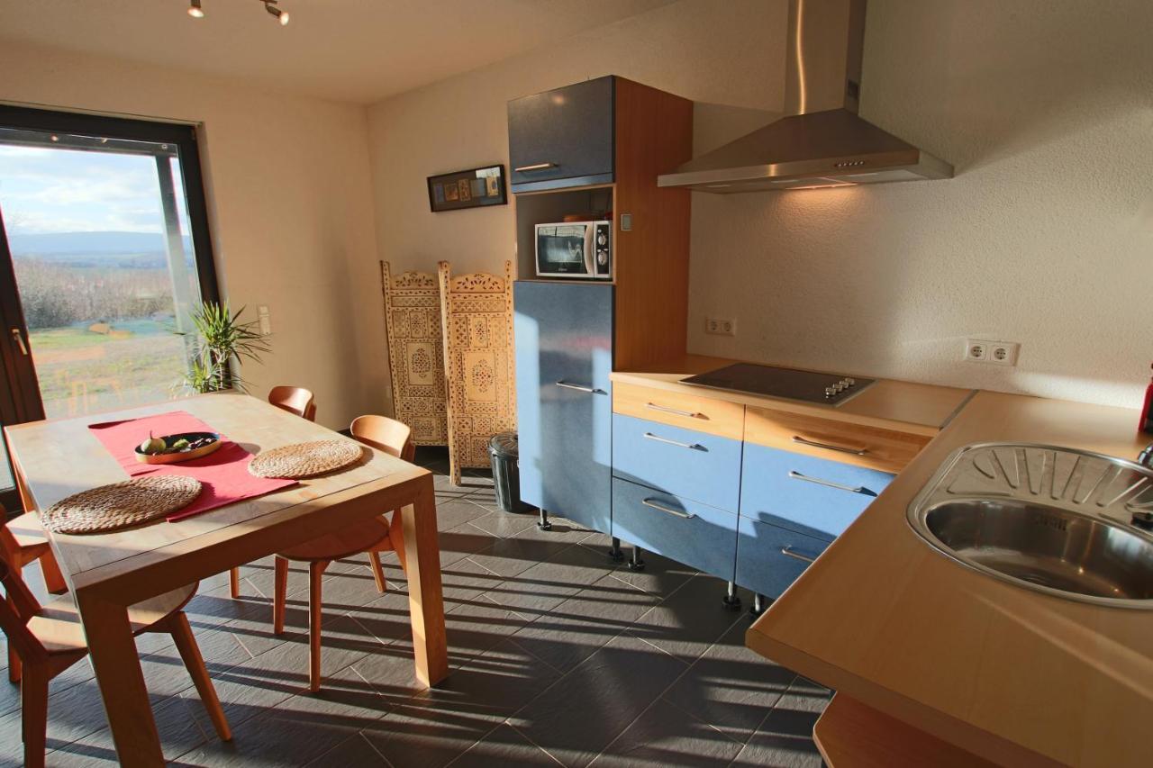 Hunsrueck Valley View Apartment With Cedar Sauna Bruschied Eksteriør billede