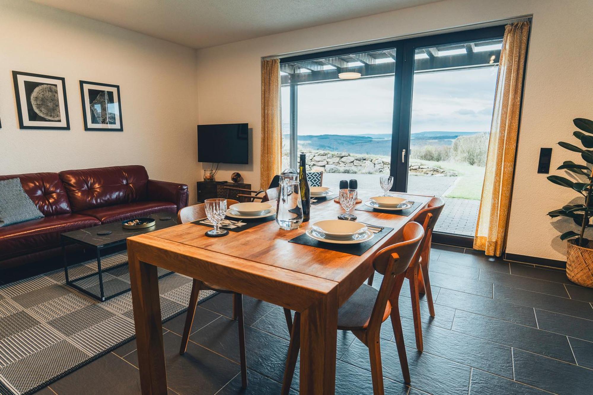 Hunsrueck Valley View Apartment With Cedar Sauna Bruschied Eksteriør billede
