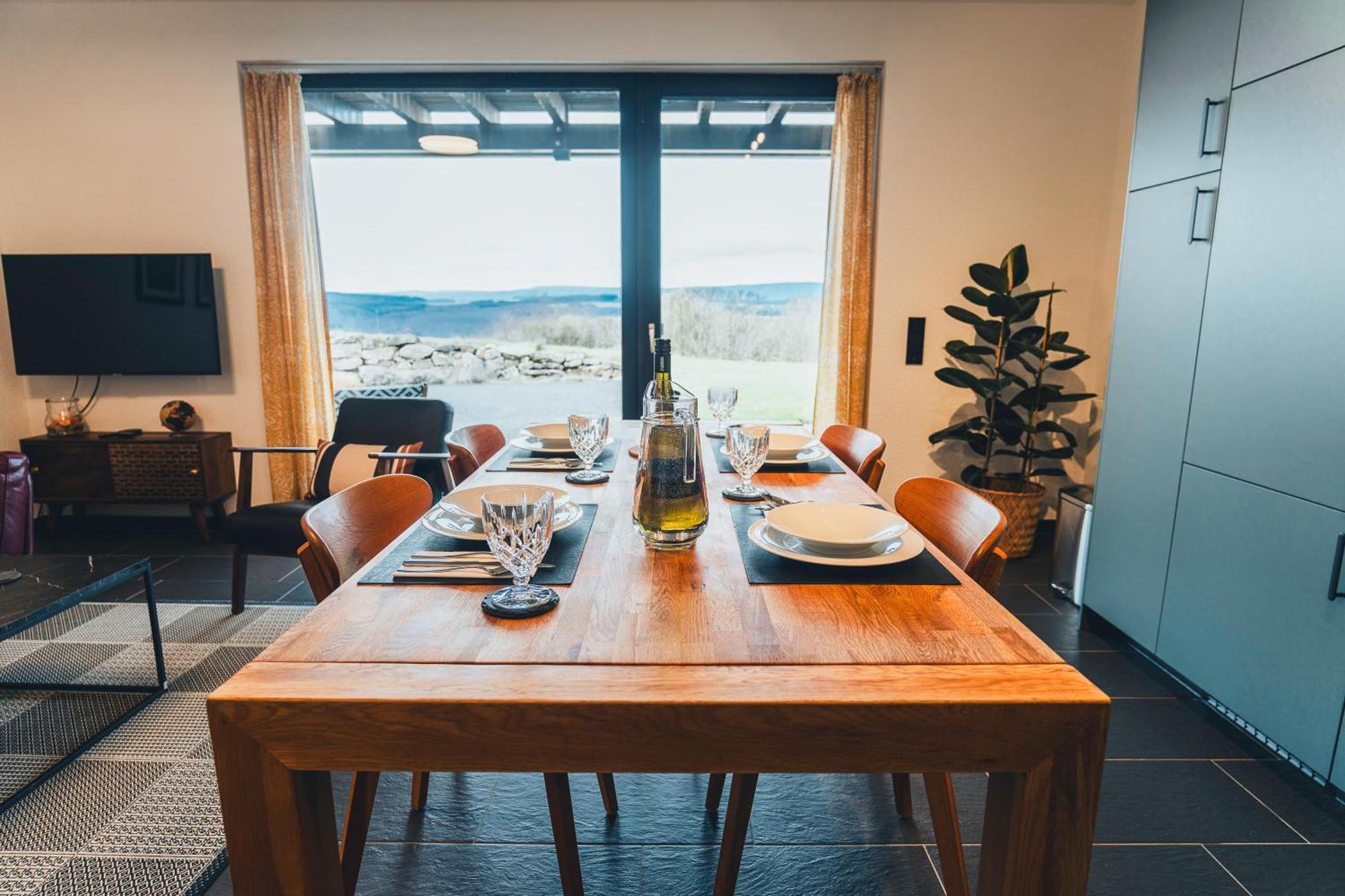 Hunsrueck Valley View Apartment With Cedar Sauna Bruschied Eksteriør billede