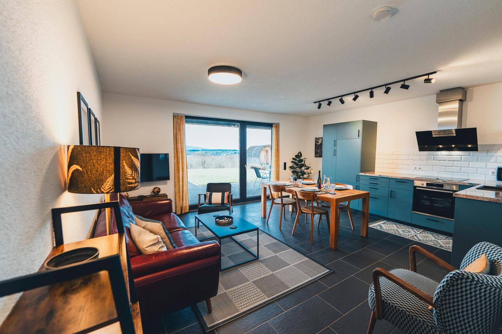 Hunsrueck Valley View Apartment With Cedar Sauna Bruschied Eksteriør billede