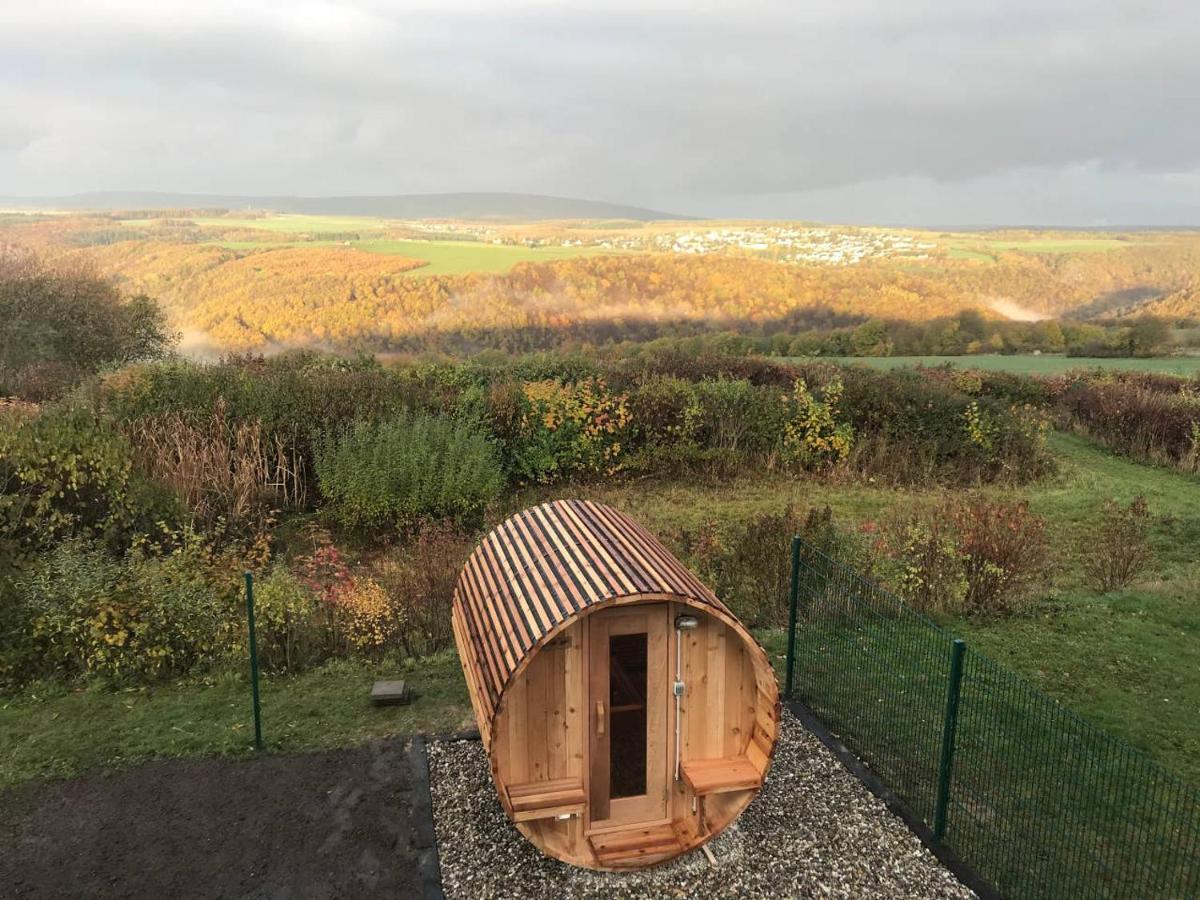 Hunsrueck Valley View Apartment With Cedar Sauna Bruschied Eksteriør billede