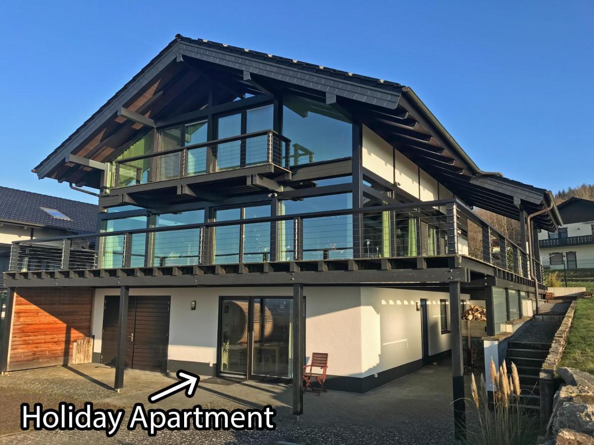 Hunsrueck Valley View Apartment With Cedar Sauna Bruschied Eksteriør billede